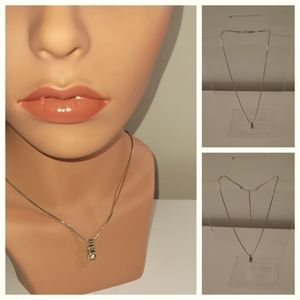 Lagos White Topaz Drop Pendant Necklace